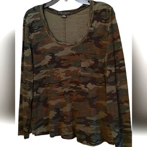 Camouflage Long Sleeve T-shirt